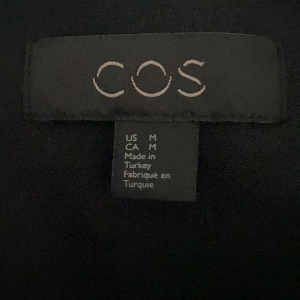 COS black shift dress